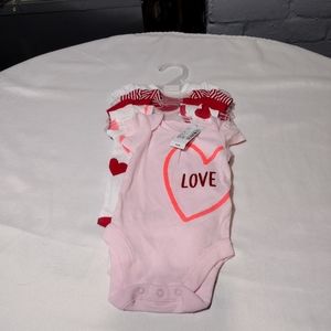 Bundles Baby Place Cotton Newborn 5 Pack Multicolored Onesie Bodysuits